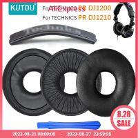 KUTOU เบาะรองที่ครอบหูทดแทนสำหรับเทคนิค RP หูฟัง DJ1210 DJ1200ฟองน้ำโฟมนุ่มที่คาดศีรษะชุดหูฟังครอบ