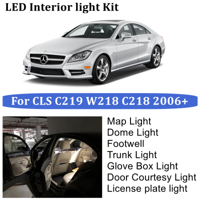 For Mercedes Benz CLS Class C219 C218 W218 2006+ Canbus Vehicle LED Bulb Interior Dome Map Light Kit