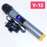 (XÃ HẾT KHO 1 NGÀY] Micro Karaoke không dây cho loa kéo DL / AG / ZS / Sh V12 (V10) - Hỗ trợ các thiết bị có jack cắm 3.5mm và 6.5mm