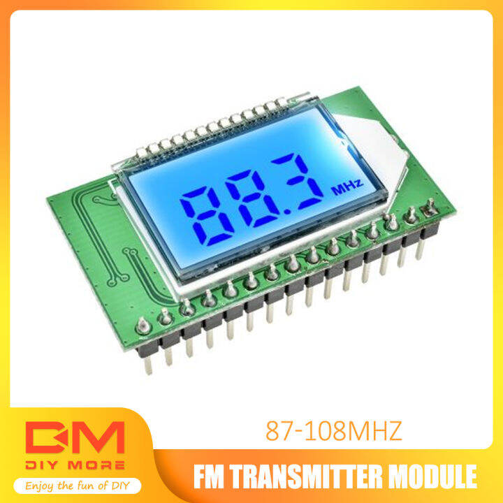 SeasBoat Kỹ Thuật Số FM Radio Receiver Hoặc Transmitter Module PLL Không  Dây Stereo Microphone DIY 