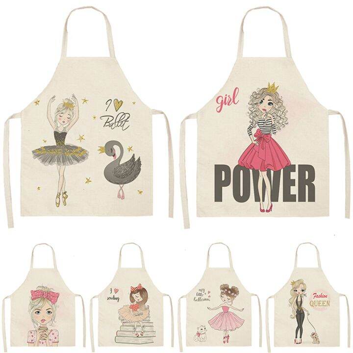 cartoon-portrait-style-apron-sleeveless-cotton-linen-aprons-girl-pattern-apron-for-kids-cleaning-pinafore-home-custom-aprons-bib