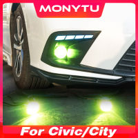 สำหรับฮอนด้า Civic Fc 2016-2021 / 11th Civic Fe 2022 2023/ฮอนด้าซิตี้ไฟหน้ารถแอลอีดีไฟตัดหมอกกลางวัน Lampu Jalan สัญญาณไฟอุปกรณ์ตกแต่งภายนอกรถ