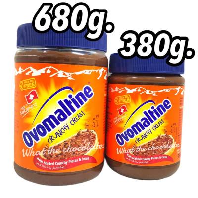 Ovomaltine crunchy cream แยมโอวัลติน 380g./680g.
