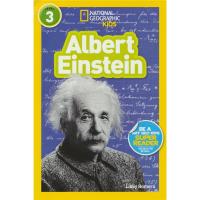 National Geographic Kids Level 3 - Albert Einstein National Geographic magazine 3rd level biography of Einstein graded reading childrens Encyclopedia English original book