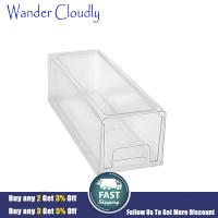 Wander Cloudly กล่องจัดระเบียบโต๊ะลิ้นชัก,กล่องเก็บของกันน้ำกล่องจัดระเบียบเครื่องสำอางอเนกประสงค์ใสกันน้ำกันฝุ่นใส