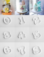 Handicrafts Mould Multifunctional Birthday Decoration Large Number Plaster Mold Soft Easy To Clean Baking Tool