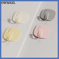 OWMXZL 4 Pcs เอบีเอสเอบีเอส ตะขอติดแน่น แผ่นปะพีวีซี ทนทานสำหรับงานหนัก ตะขอติดผนัง ของใหม่ ความจุแบริ่งที่แข็งแกร่ง ตะขอแขวนฝักบัว อุปกรณ์สำหรับห้องครัว