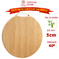 Thớt gỗ tre tự nhiên cao cấp VANGO V31 nhà bếp CÓ KHUY TREO bền đẹp thumbnail