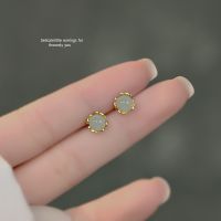 [COD] s925 silver needle and exquisite earrings womens retro French style high-end temperament cold simple versatile ear accessories