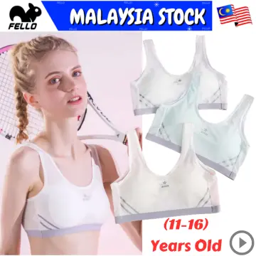 Ready Stock Malaysia】(8-16) Girls Training Bra Underwear Baby Bra