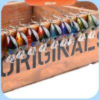 GAIYUAN ลายเพ้นท์สี เหยื่อตกปลาขนาดเล็ก Wobblers crankbaits ตะขอสามชั้น เหยื่อล่อตกปลา ร้อนแรงมาก รอกสปินเนอร์ เหยื่อจมวิบ อุปกรณ์ตกปลาสำหรับตกปลา