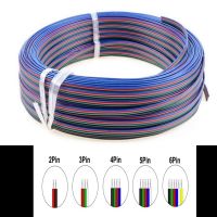 hot▦❄✻  22awg 2pin 3pin 4pin 5pin 6pin Extension Electric Wire 5050 3528 RGBW RGBWW RGBCCT Strip Extend Cable