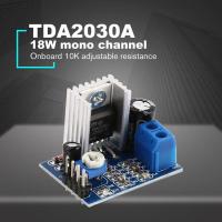 【Online】 2021 1ชิ้นโมดูลบอร์ดเครื่องขยายเสียง TDA2030ตัวจ่ายไฟ TDA2030A 6-12V อุปกรณ์เดียวอุปกรณ์ระบบเสียง