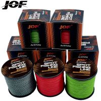 [HOT LIAXLLWISAAZH 534] JOF 8สายการประมงถัก Unfade Colorfast 8สานลวดเรียบ PE Multifilament สายสำหรับตกปลาทะเล18-78LB 500เมตร300เมตร100เมตร