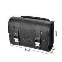 รถจักรยานยนต์ Saddlebag ด้านข้างกระเป๋า Retro PU รถจักรยานยนต์กระเป๋าเครื่องมือสำหรับ Honda Rebel 250 500สำหรับ Rebel 1100 300สำหรับ W400 W650 XL883L SR400