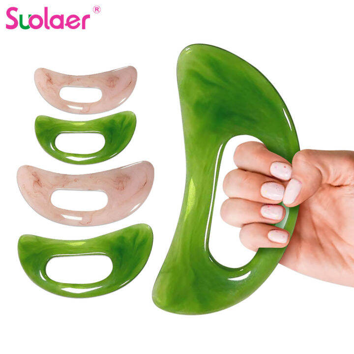 Suolaer Large Resin Gua Sha Massage Tool Muscle Scraping Massage Tool
