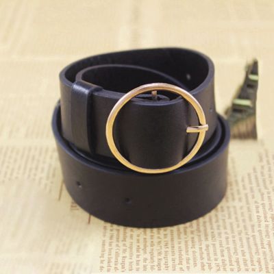 102cm Ladies Belt Square Buckle  Round Buckle Explosions Pin Buckle Belt with Womens Accessories