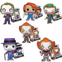 Funko POP Pennywise พร้อมบอลลูน 543 273 PVC Action ของเล่นตุ๊กตาไวนิลรูป Joker IT Tm Clown รุ่นเด็ก Action Figure Toyst