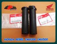 HONDA REBEL CMX300 CMX500 HANDLE GRIP "BLACK" SET with THROTTLE "GENUINE PARTS" // ปลอกแฮนด์พร้อมไส้เร่ง ของแท้ รับประกันคุณภาพ