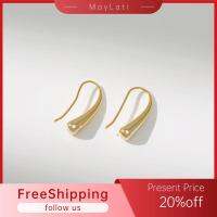 MAYLATI 2pcs การออกแบบเฉพาะ ต่างหูห้อยทรงหยดน้ำ คุณภาพสูงมาก เงิน925 ที่เกี่ยวหู ของใหม่ ของขวัญสำหรับเด็ก สตั๊ดหูเงิน สำหรับผู้หญิง