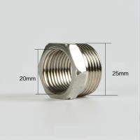 3/4 "Bsp ชายเปิด1/2" Bsp Female201สแตนเลสปลายบากท่อข้อต่ออุปกรณ์ปลอกหกเหลี่ยม