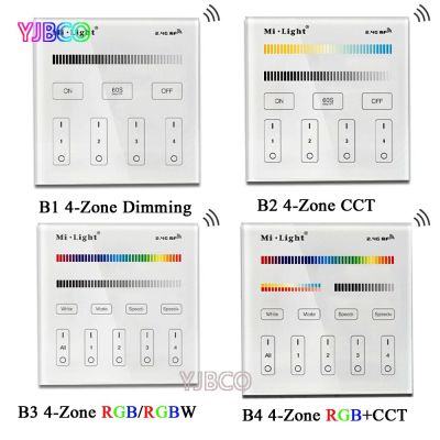 【Worth-Buy】 Miboxer ไฟแถบไฟ Led ความสว่าง2.4G รีโมทควบคุม B1/B2/B3/B4แผงสัมผัสอัจฉริยะสำหรับ Rb/rgbw/ct