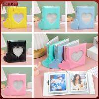 SPRPET สีทึบกับจี้รูปหัวใจสำหรับอัลบัมโพลารอยด์บัตรไอดอลเคป็อปอัลบั้มรูปเก็บบัตรรูปภาพหนังสือ