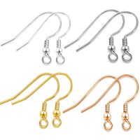 【YF】☜☎  200pcs 20x17mm Earring Findings Ear Clasps Hooks Fittings Jewelry Making Accessories Iron wire Supplies