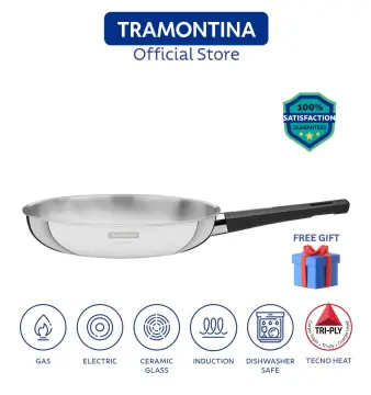  Tramontina Grano Frying Pan Stainless Steel for