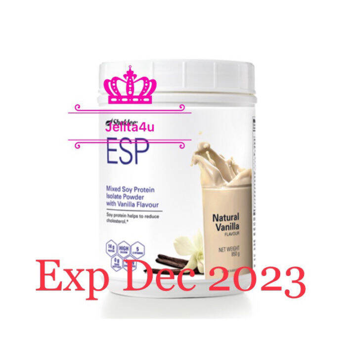 Shaklee ESP 850g Mixed Soy Protein Isolate Powder with Vanilla Flavour