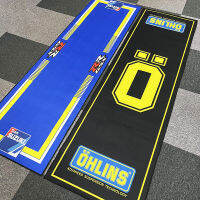 Motorcycle Mat Customized Display Racing Moto Parking Car for Honda Kawasaki Yamaha BMW Floor Decoration Anti-slip Mat