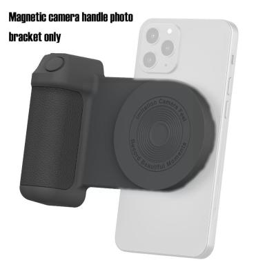 [ใหม่2023] สมาร์ทโฟนมือถือ Selfie Booster ที่จับมือจับโทรศัพท์บลูทูธไร้สายชัตเตอร์ที่จับกล้อง T4J5แม่เหล็ก