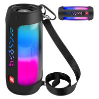 ZOPRORE เคสซิลิโคนสำหรับลำโพงบลูทูธ JBL Pulse 4กระเป๋าเดินทางพร้อมสายคล้องไหล่และคาราไบเนอร์