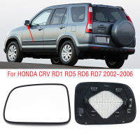 สำหรับฮอนด้า CR-V CRV RD1 RD5 RD6 RD7 2002-2006รถภายนอกปีกประตูด้านข้างกระจกมองหลังเลนส์แก้วที่มีความร้อนอุ่น