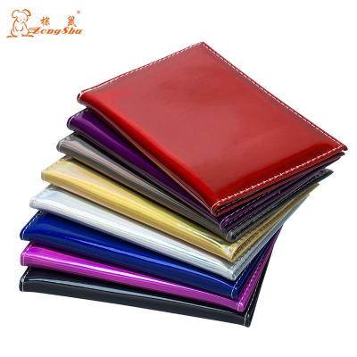 Mirror soft white fashion International standard size passport cover waterproof solid pu leather Suitable for everyone Card Holders