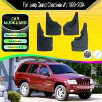 รถ Mudguards สำหรับ Jeep Grand Cherokee WJ 1999 2000 2001 2002 2003 2004 Fender Flap Splash Guards รถ Stylings Carro อุปกรณ์เสริม