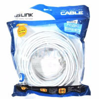 สาย Lan CAT6 GLINK สายสำเร็จรูปพร้อมใช้งาน **คละสี**