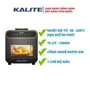 Nồi Chiên Không Dầu 15 Lít Hấp Hơi Nước Kalite Steam PRO -