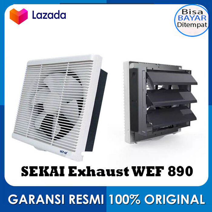 Sekai Exhaust Fan Dinding Kipas Angin Hisap Hexos Inch Wef Lazada Indonesia