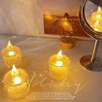 Ins Simulation Mini Candle Sparkling Night Light Dream Light LED Licht Christmas Gift