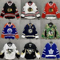 High quality olive clothing NHL Childrens Ice Hockey Jersey Clothing European American Medium-Length Men Women Street hiphop Hip-Hop Loose Large Size Long Sleeve