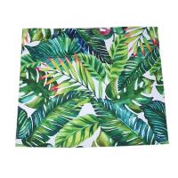 150x130cm Tapestry Home Decorative Beach Towel Fashion Sofa Wall Hanging Decor(Green leaves)