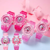 นาฬิกาเด็ก Hello Kittyสีสันสดใส เรืองแสง นาฬิกาเด็กนักเรียนหญิงนาฬิกาข้อมือ Kids Watch Girls