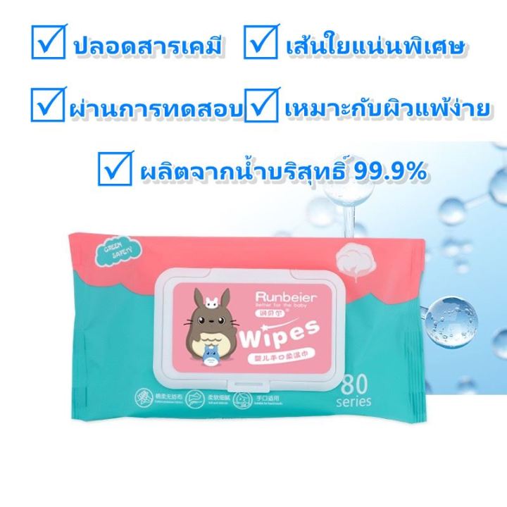 ขายยกลัง-ทิชชู่เปียก-baby-wipes-กระดาษทิชชู่เปียก-สูตรน้ำบริสุทธิ์-ผ้านุ่มชุ่มชื่น-พร้อมส่งในไทย