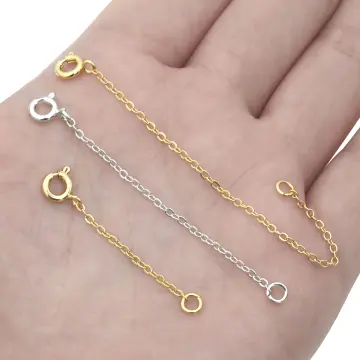 14K Gold Plated Extension Chain Make Women's Bracelets Necklace Jewelry  Accessories DIY Jewellery Making Supplies Wholesale Lots