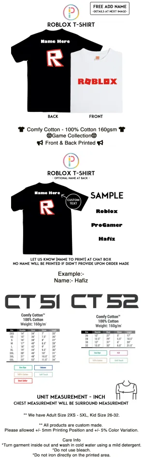 Roblox t-shirt  Free t shirt design, Roblox shirt, Roblox t-shirt