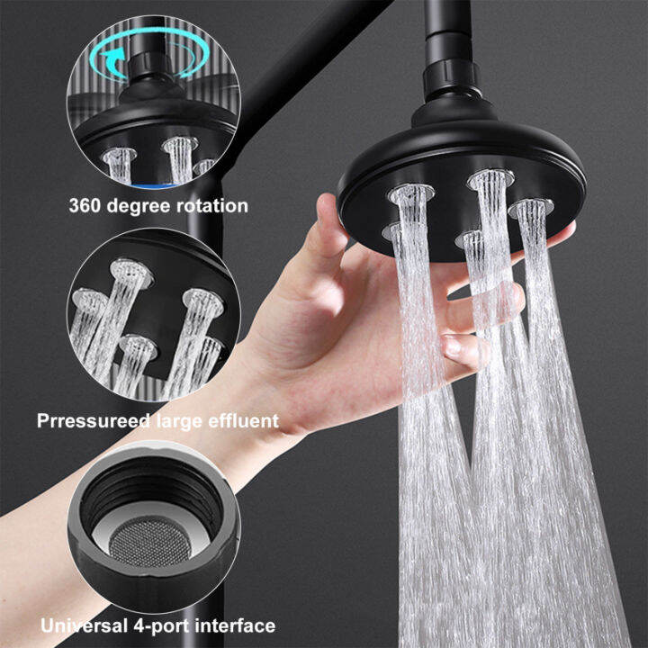 High Pressure Mini Rainfall Shower Head,Magic Water Flow Rainfall ...