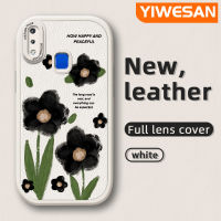 YIWESAN เคส Y91C Y91i ซิลิโคนนิ่มลายดอกไม้สุดสร้างสรรค์ Y1s Y95สำหรับ Vivo Y91เคสป้องกันการตกพร้อมเคสป้องกันกล้องสำหรับเลนส์คลุมทั้งหมด