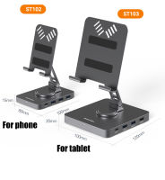 11 In 1 USB C Hub ยืนสถานีเชื่อมต่อ Multiport อะแดปเตอร์ที่มี4พัน 60เฮิร์ต HDMI 100วัตต์ PD Sdtf USB 3.0พับหมุนได้ยึด Hub