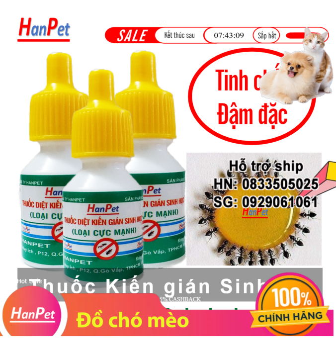 Hanpet có phân phối trực tiếp qua nhà phân phối nào và có gì khác biệt so với các loại thuốc diệt kiến khác trên thị trường?

